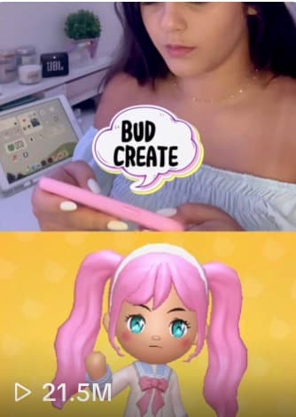 Bud Create, Jogo (TikTok)